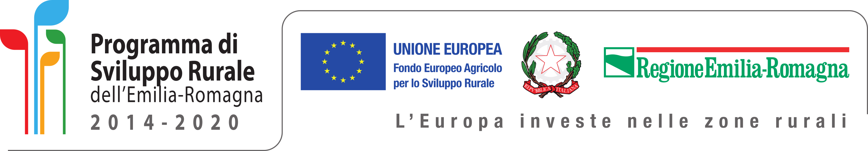 logo PSR Emilia Romagna: l'Europa investe nelle zone rurali